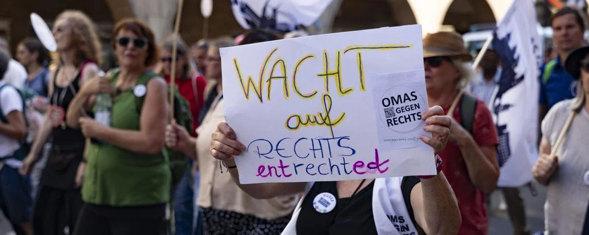 Demo gegen rechts