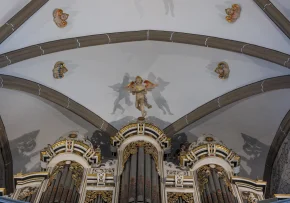 Engel am Gewölbe der Stadtkirche Rudolstadt (Frank Bettenhausen) | Foto: Frank Bettenhausen
