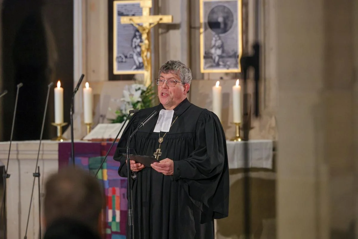 Landesbischof Kramer im Gedenkgottesdienst Magdeburg | Foto: Viktoria Kühne