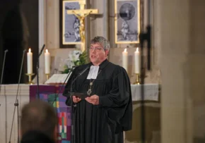 Landesbischof Kramer im Gedenkgottesdienst Magdeburg | Foto: Viktoria Kühne