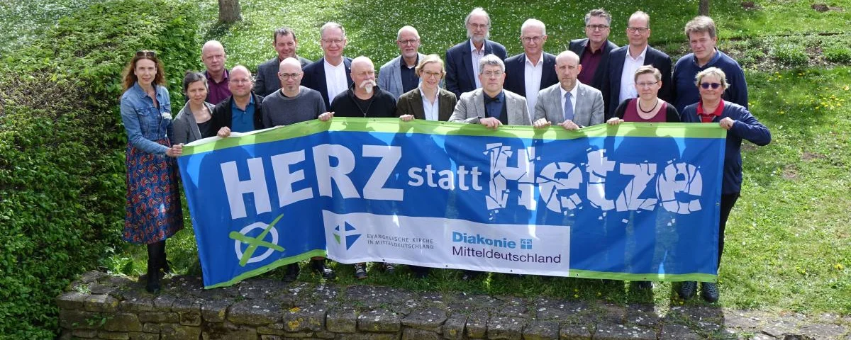 Herz statt Hetze Landeskirchenrat EKM