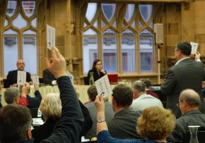 Abstimmung Synode (EKM) | Foto: EKM