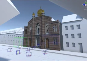 Synagoge in VR | Foto: Grafik: FH Erfurt