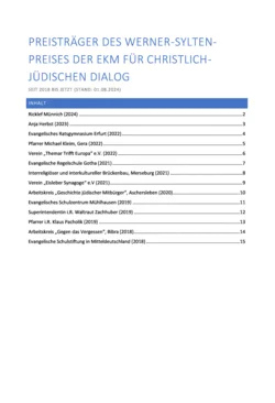 Preisträger des WernerSyltenPreises Stand20240801