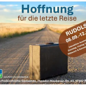 Plakat Ausstellung Bild Hoffnung für die letzte Reise Foto: IStockphoto.com - Joey Boylan Bild-Nr.:801527