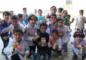 Syrische Kinder in einer vom Nahost-Projekt unterstützten Schule im Nordlibanon (Stefan Rammelt) | Foto: Stefan Rammelt