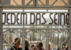 KZ Buchenwald Jedem das Seine (epd-Bild Maik Schuck) | Foto: epd-Bild / Maik Schuck