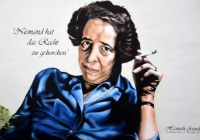 Hannah Arendt. Graffiti in Hannover-Linden (Elke Prinz) | Foto: Elke Prinz