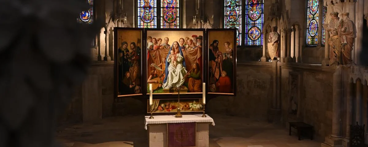 Marienaltar im Westchor des Naumburger Doms