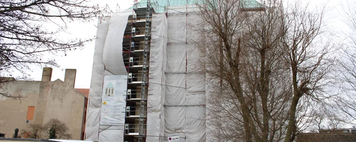 Wallonerkirche Baustelle